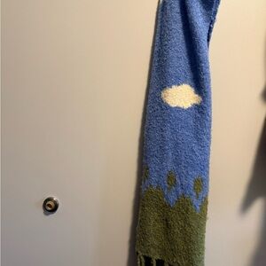 Urban Outfitters Blue and Green Scarf